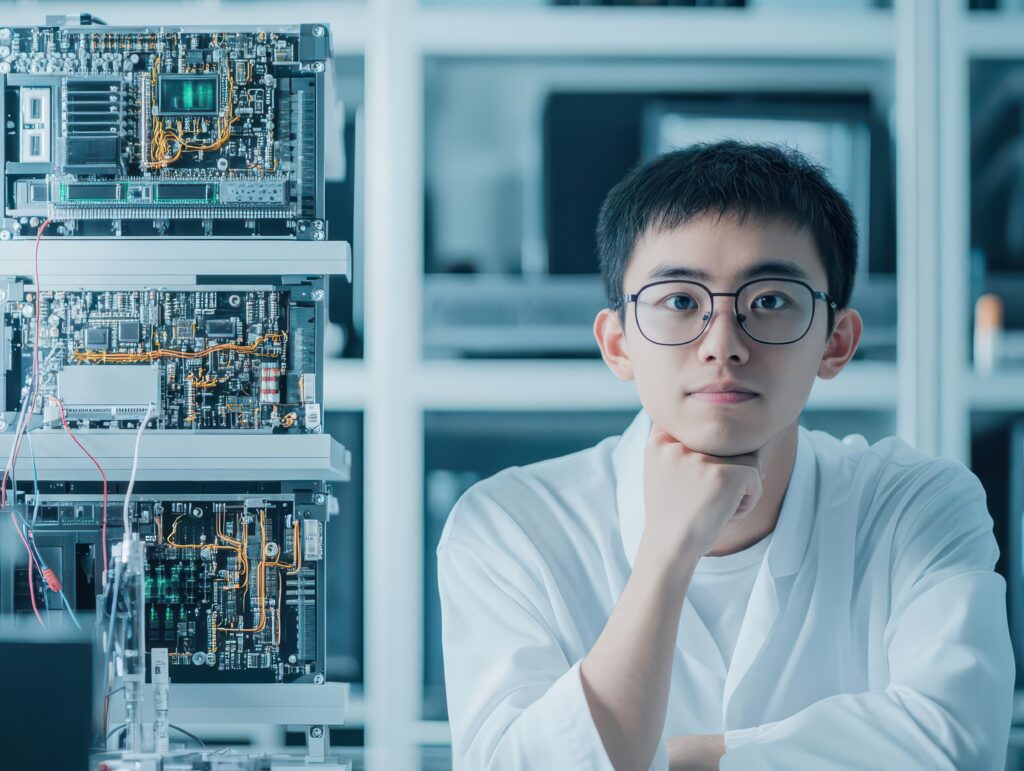 Anonymous Researcher Working At Optoelectronics Lab - Semicon.TODAY