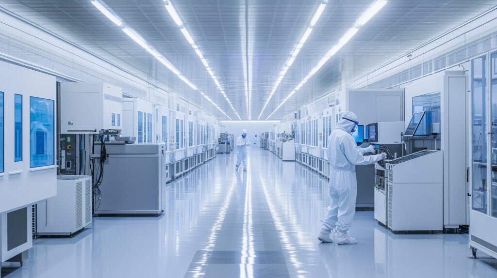 先端半導体製造施設のクリーンルーム内部 - Semicon.TODAY