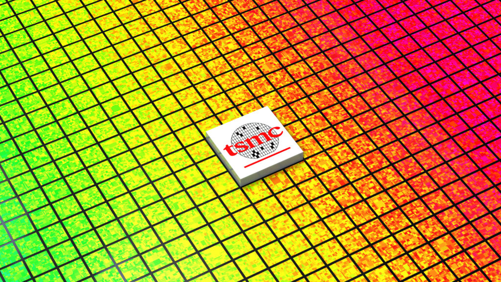 Taiwan Semiconductor Manufacturing Company TSMC logo Taiwan Semiconductor manufacturing Chip fabrication IC production Silicon Wafer Nanotechnology 3d render Frankfurt - March 13 2025 - Semicon.TODAY