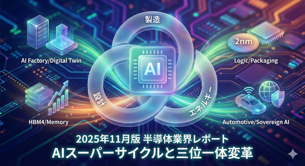 【2025年11月版　エンジニア向け】AIスーパーサイクルへの突入と「製造・設計・エネルギー」の三位一体変革