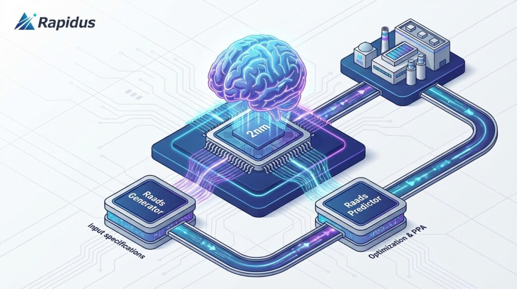 Rapidus、先進的な半導体製造向けの新しいAI設計ツールを発表 ツールは2026年からリリースされる予定