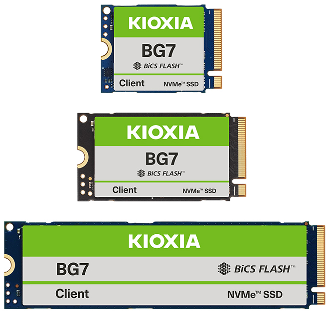 クライアントPC向けKIOXIA BG7シリーズSSDを発表