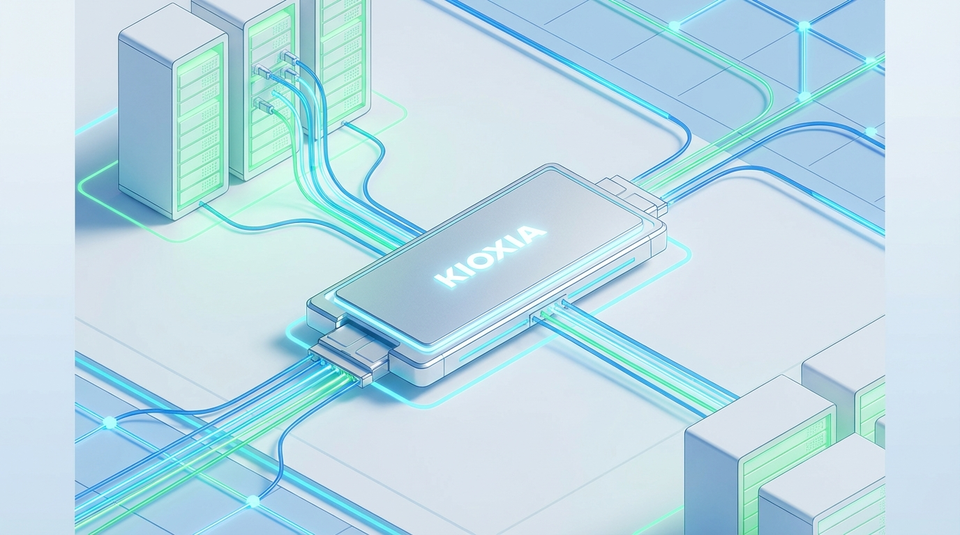 キオクシア、次世代データセンターの鍵「光インターフェースSSD」を解説