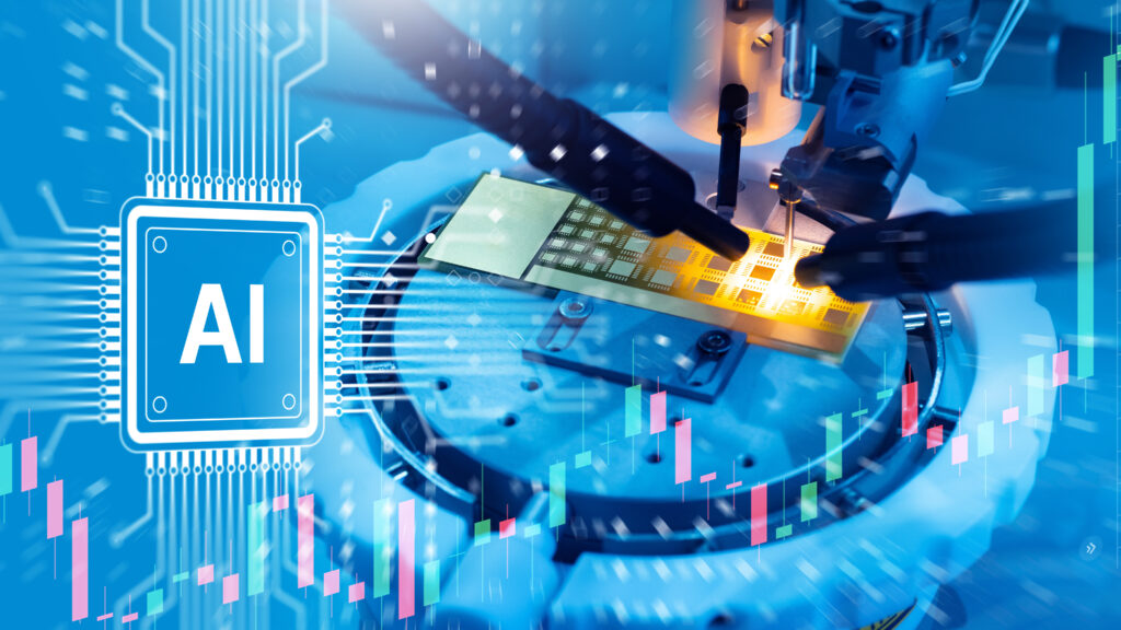 Semiconductor engineering develops AI microchips under a microscope Microelectronics manufacturing artificial intelligence hardware design advanced chip fabrication - Semicon.TODAY