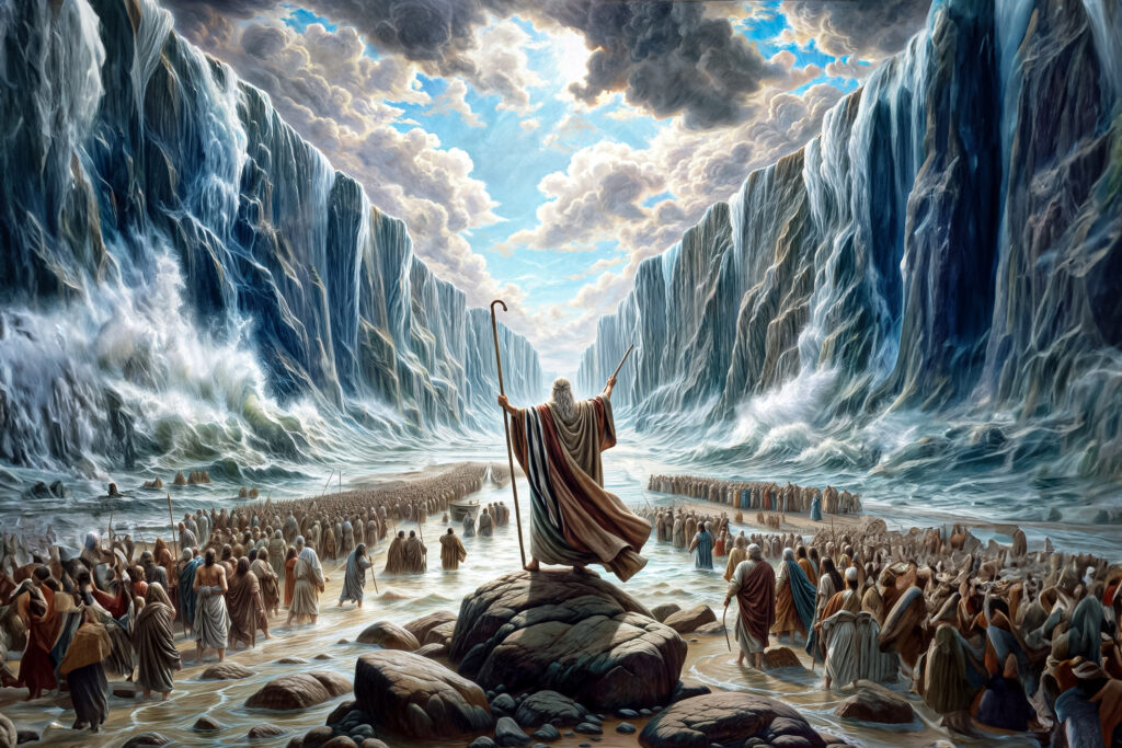 Moses Parting the Red Sea - Old Testament Bible Story - Semicon.TODAY