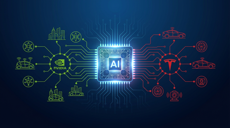 自動運転タクシー覇権争い：NVIDIA vs. テスラ、AIと半導体が鍵