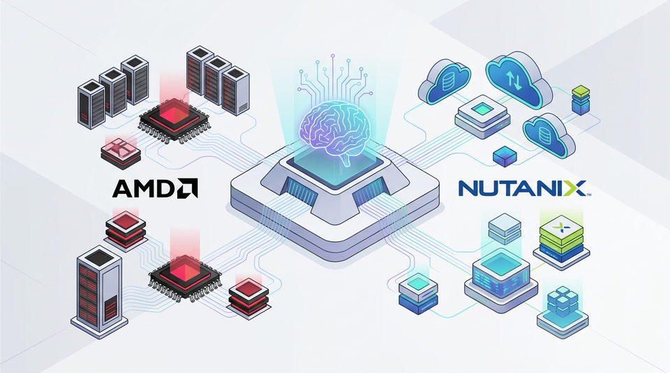 AMDとNutanix、AIプラットフォームで戦略的提携を発表
