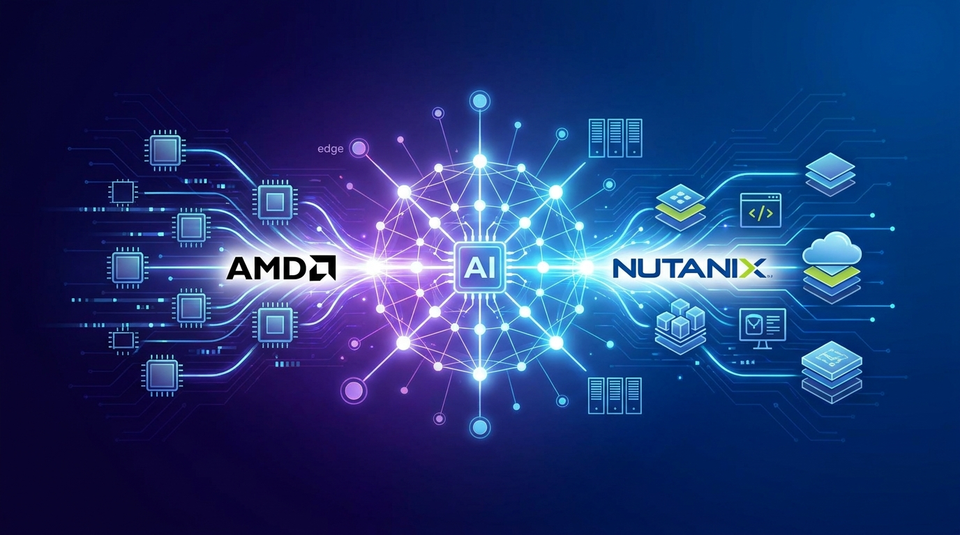 AMDとNutanix、AIインフラで戦略的提携を発表　オープンで拡張性の高いプラットフォーム構築へ