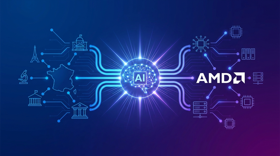 AMDと仏政府、AI研究開発とオープンエコシステム推進で提携
