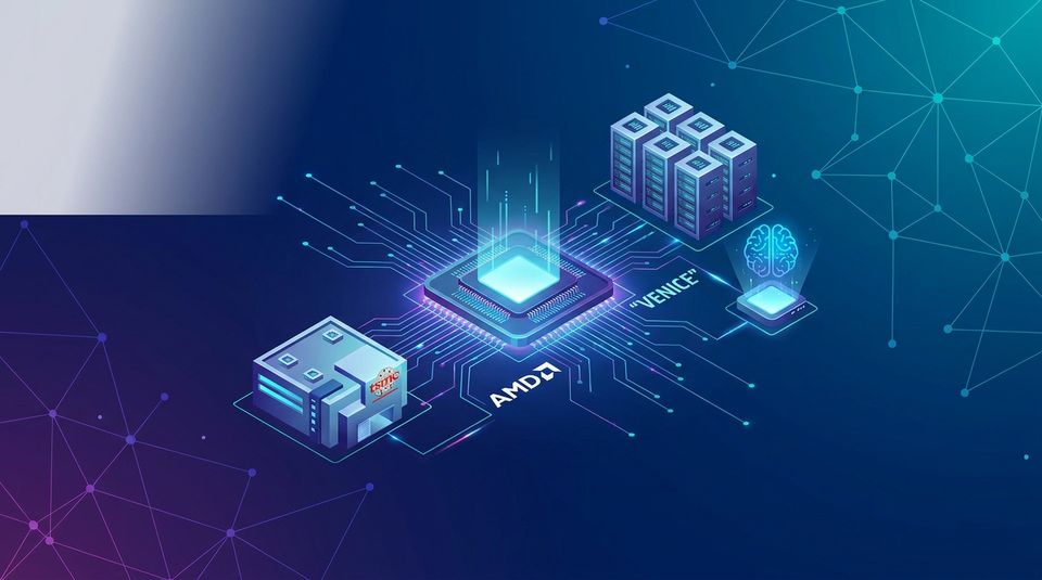 AMD、TSMC 2nmプロセスで次世代EPYC CPU「Venice」の量産を開始