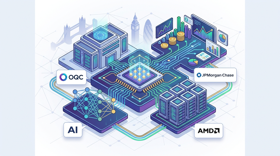 量子コンピューティング、AI、HPCが金融サービスに革命を起こす：OQC、JPMorgan Chase、AMDが提携