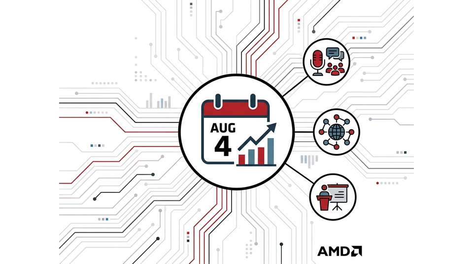 AMD、2026年度第2四半期決算発表日とIRイベント参加を発表