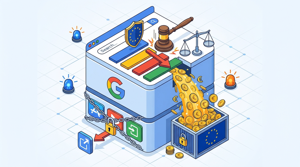 EU、Googleに約1400億円の制裁金：デジタル市場法違反で