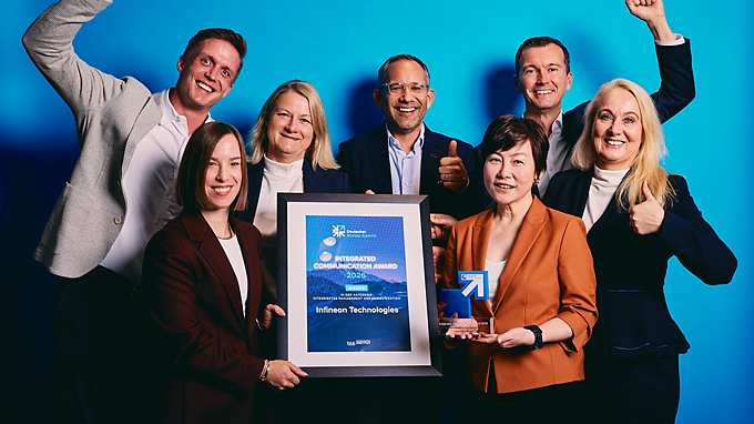 Infineonが「Integrated Communication Award 2026」を受賞、統合管理を評価