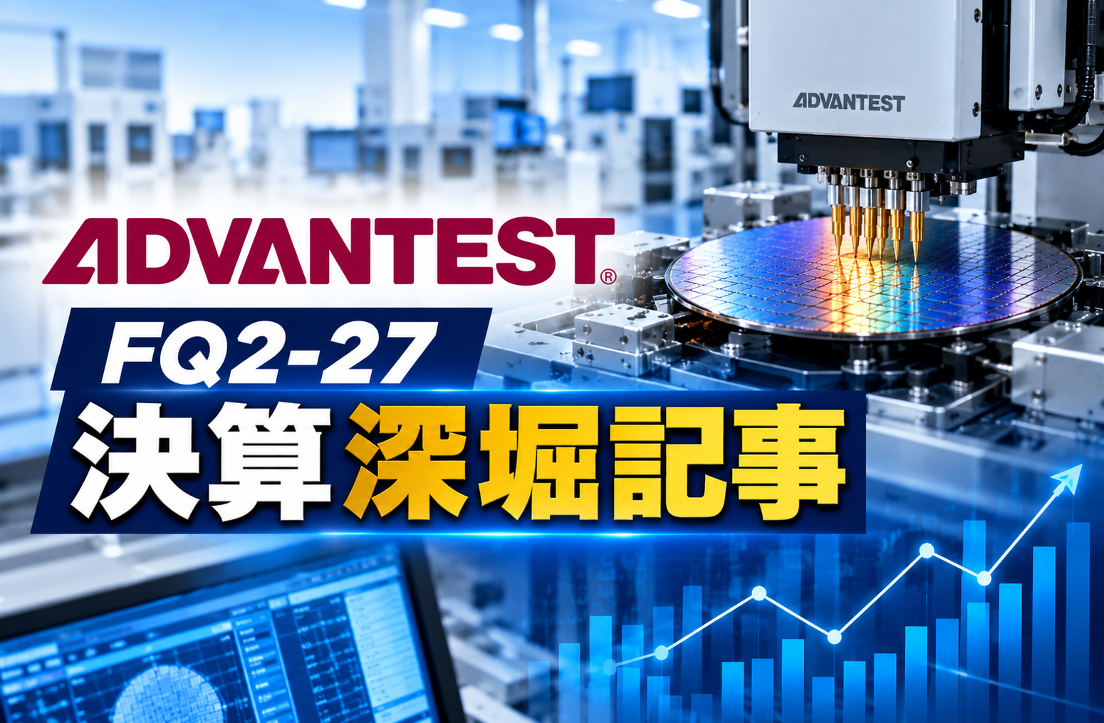 【アドバンテスト_FQ2-27_決算深堀記事】｜SEMICON.TODAYー上期の売上8,452億円(+61%)