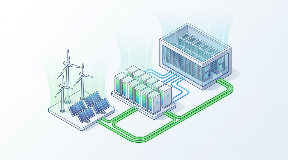 グリーン電力直結と蓄電・計算協調でデータセンター脱炭素化を加速、中国「東数西算」の新展開